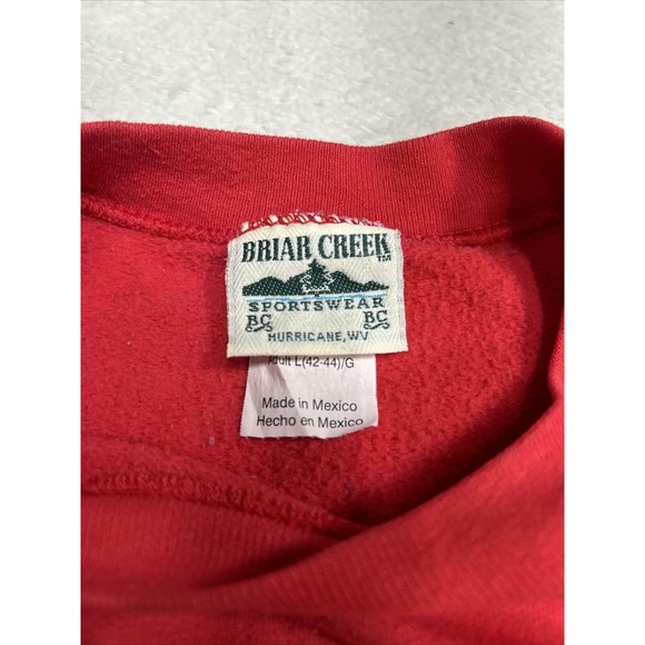 Vtg Y2K Ohio State Buckeyes 2004 Tostitos Fiesta Bowl Red Sweatshirt Size Large - Picture 5 of 10